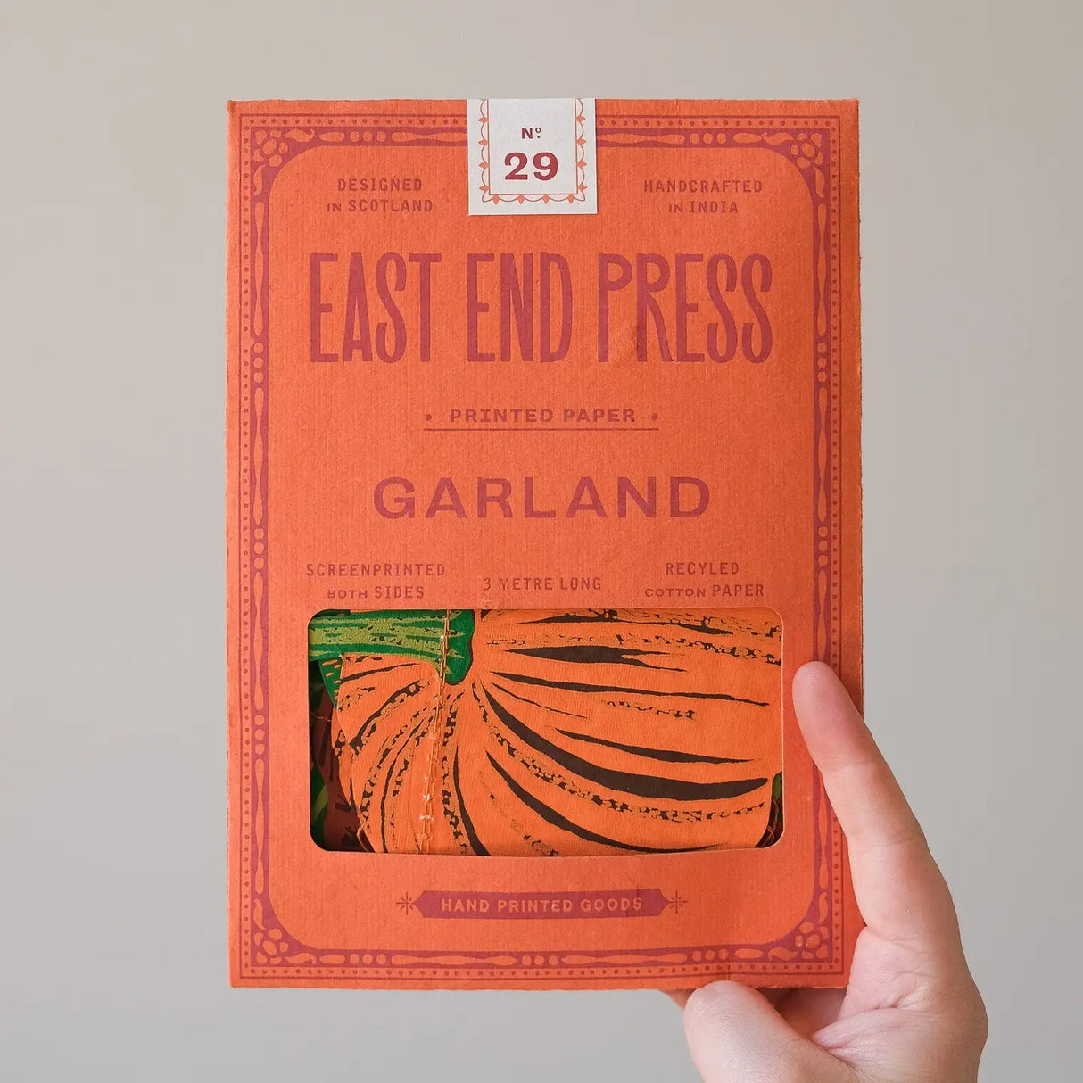 Pumpkin & Spooky Sewn Paper Garland | East End Press