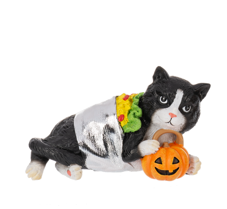 Halloween Food Costume Cat Figurines | 3 Styles