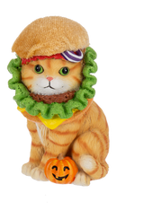 Halloween Food Costume Cat Figurines | 3 Styles