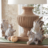 Whitewashed Resin Squirrel Figurine