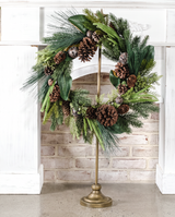 Adjustable Star Top Wreath Stand