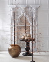 Black Warm Light LED Tree