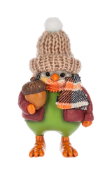 Sweater Weather Fall Bird Figurines | 3 Styles