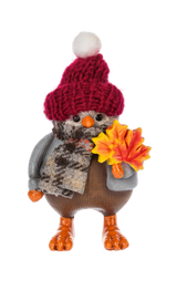 Sweater Weather Fall Bird Figurines | 3 Styles