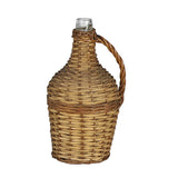 Vintage Wicker Covered Demijohn Wine Bottles