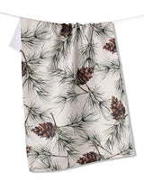 christmas pattern geometry tea towel