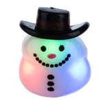 Flashing Light-Up Snowman Ring