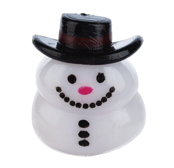 Flashing Light-Up Snowman Ring