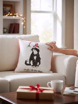 Jingle All the Way Cat Pillow