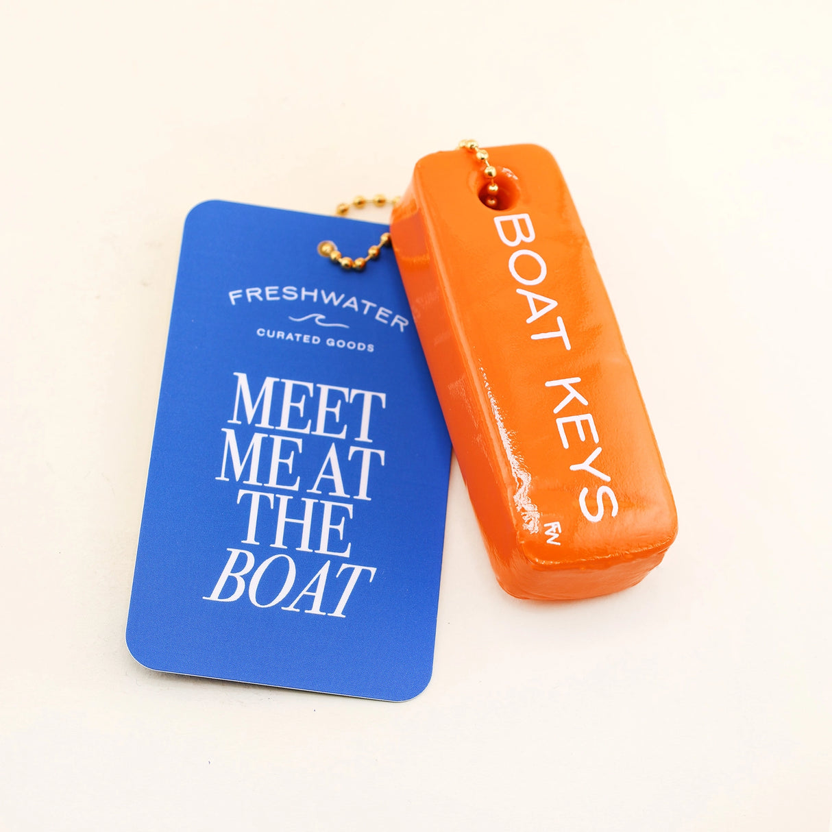 Nautical & Lake Floating Boat Keychain