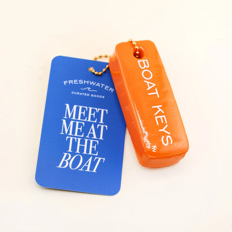 Nautical & Lake Floating Boat Keychain