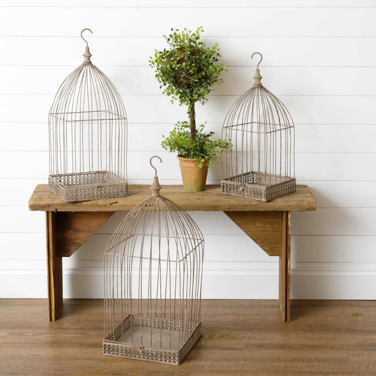 Hanging Iron Bird Cages | 3 Sizes