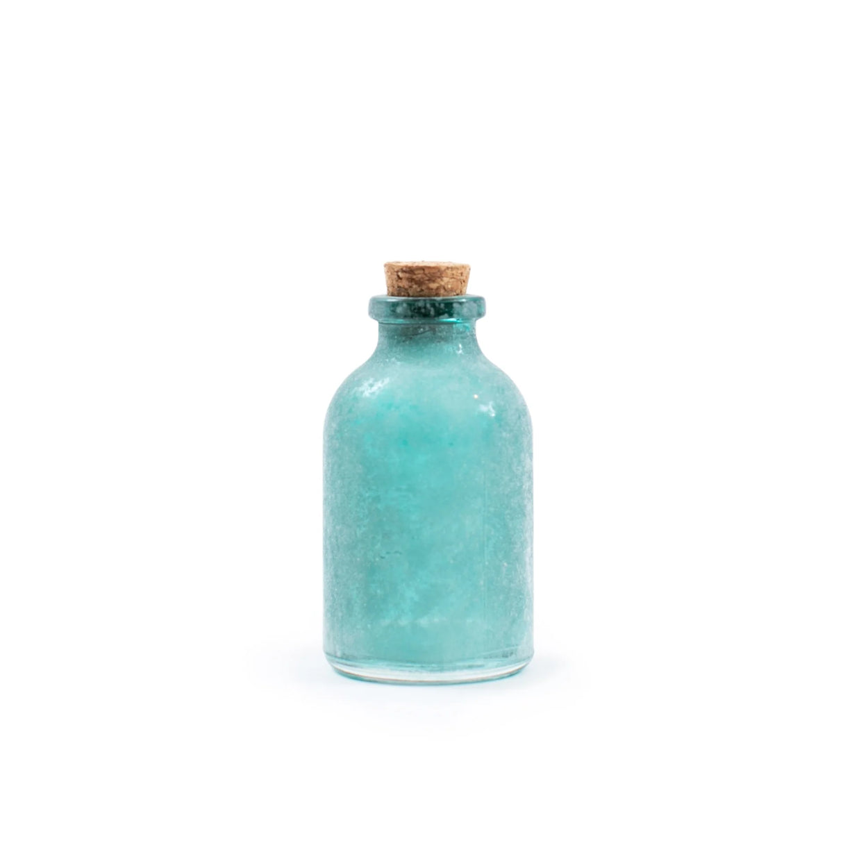 Frosted Green Mini Message Bottle