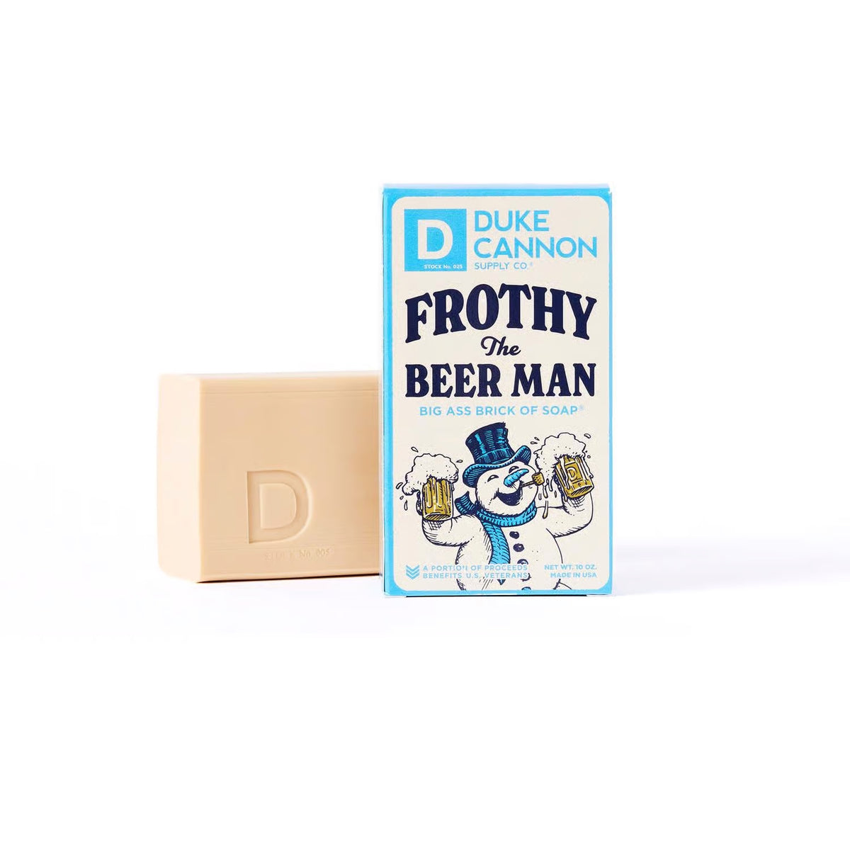 Frothy the Beer Man - Big Ass Brick of Soap | Duke Cannon – Rust & Cinder