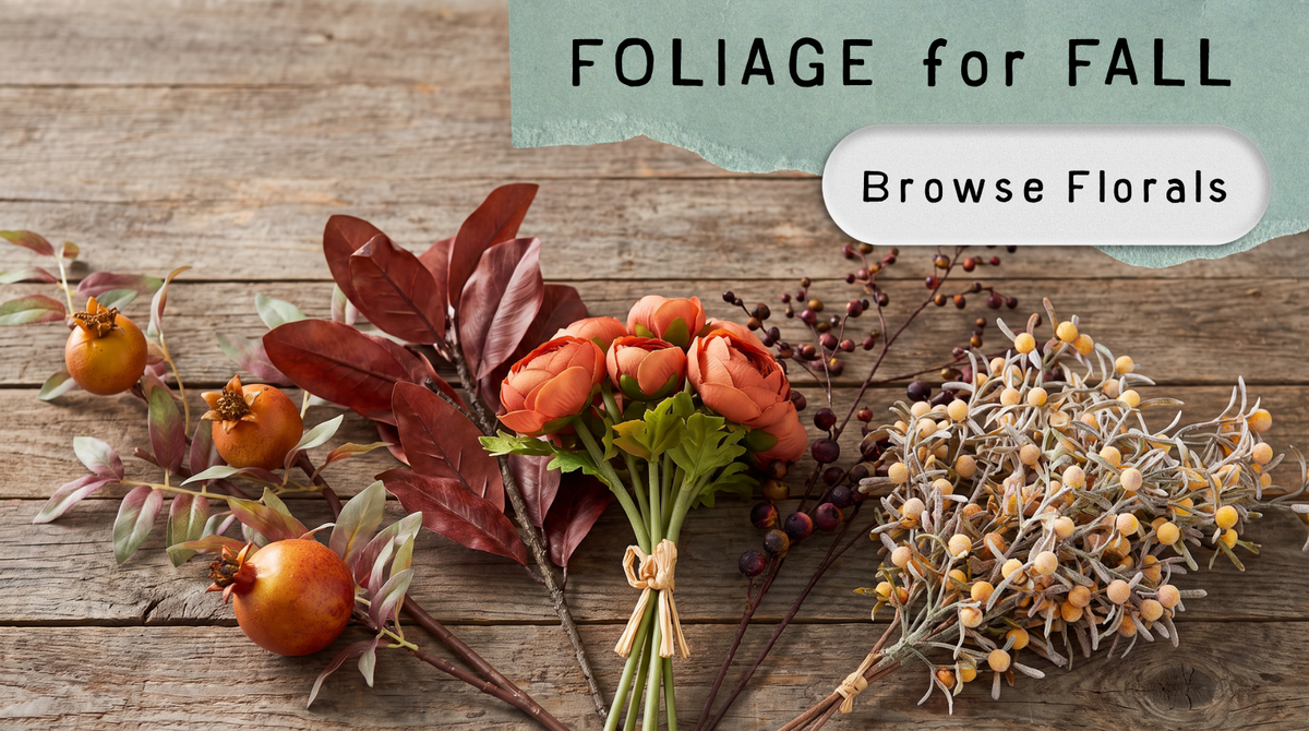 fall faux floral stems and picks