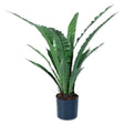 tall faux birds nest fern plant in pot for living room or office decor