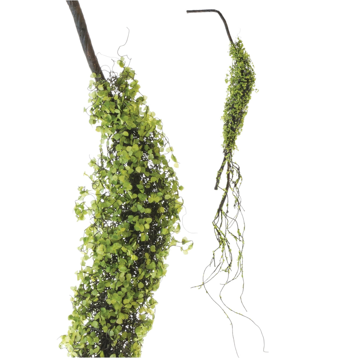 Artificial foliage vine branch with cascading greenery, 40 inches long, for home décor and floral accents.