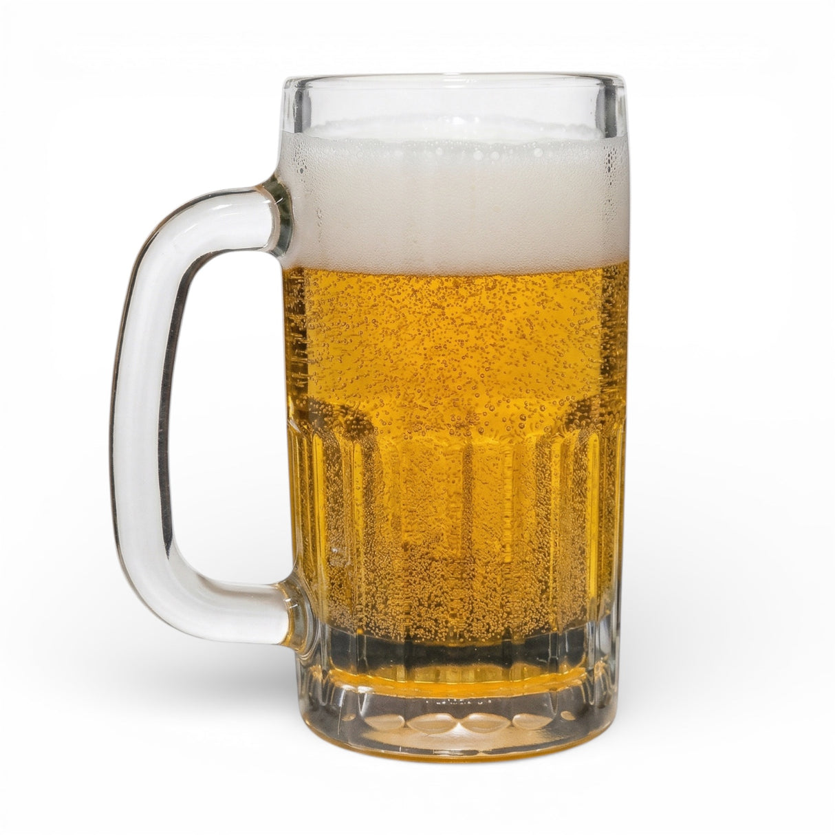 realistic fake light beer mug with foam head bar display decor