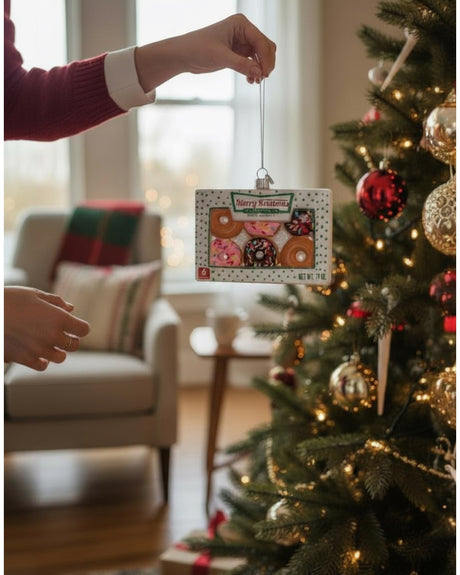 Merry Kristmas Krispy Kreme Doughnuts Ornament