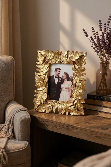 Gold Leaf Photo Frame