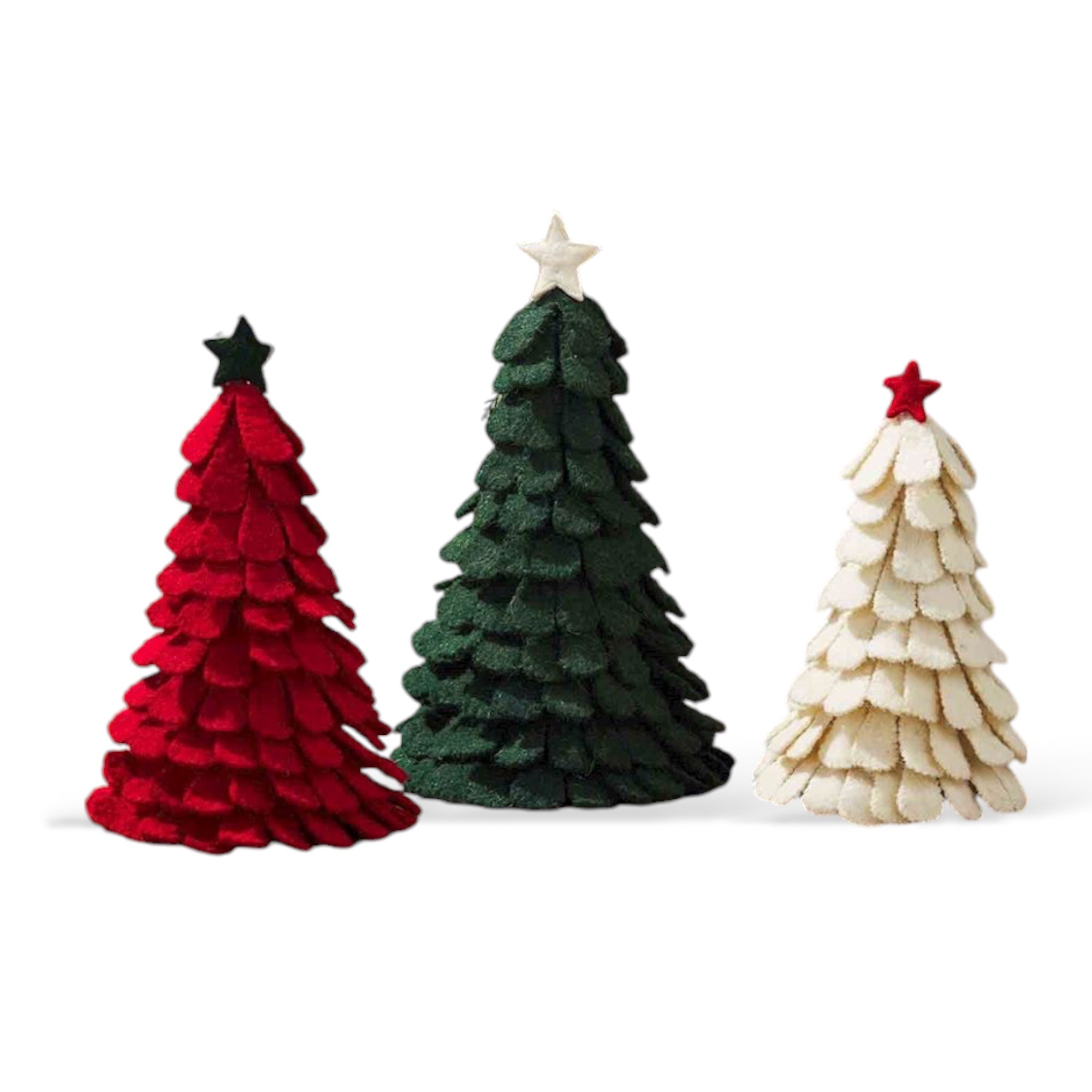 Wool Felt Christmas Tree Sitters - Thumbnail 5