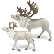felted standing caribou figurine