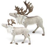 felted standing caribou figurine