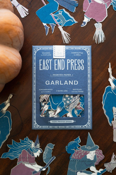Wicked Witches Sewn Paper Garland | East End Press