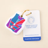 Nautical & Lake Floating Boat Keychain