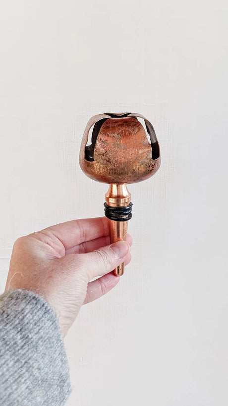 Metal Jingle Bell Wine Bottle Stopper