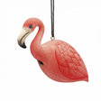 pink flamingo wooden birdhouse hand painted hanging garden bird house decor