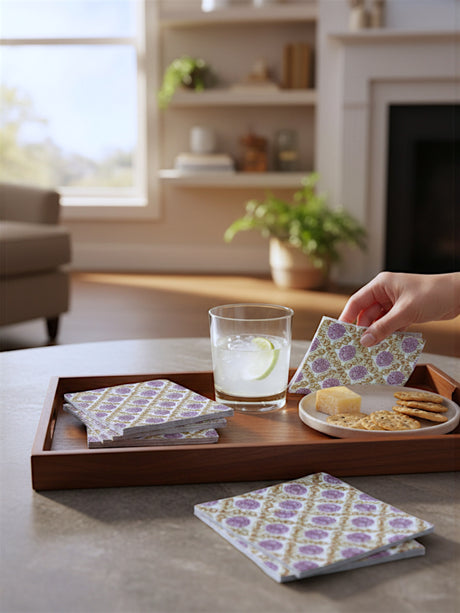 Botanical Bloom Cocktail Napkins (Set of 50)