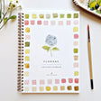 Emily Lex Studio Flowers Watercolor Workbook with 12 floral illustrations and painting instructions
