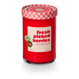 fresh picked berries farmers market candle by Creative Co-Op