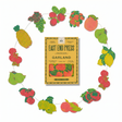 hand printed fruit paper garland by East End Press