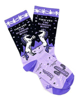 Glorious B*tch Unicorn Women's Crew Socks