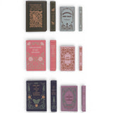 Vintage Garden Library Linen Storage Book Boxes | Wild Birds, Flowers & Fairy Tales