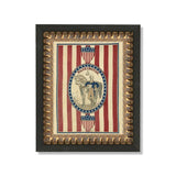 framed george washington patriotic wall art by petal lane home