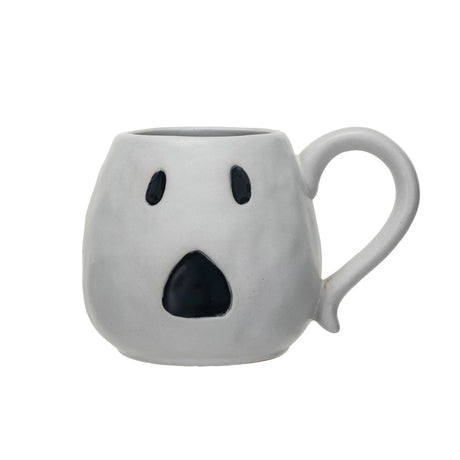 White Ghost Ceramic Coffee Cup