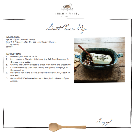 Blueberry Lemon Thyme Fruit Preserves | Finch & Fennel