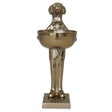 gold labrador dog decorative bowl holder for keys candy or jewelry