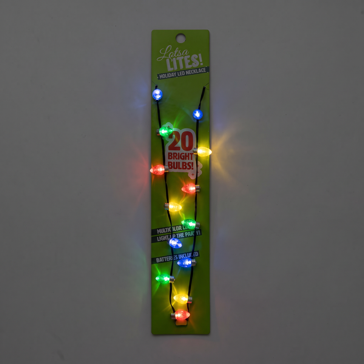 Lotsa LITES! Holiday LED Christmas Necklace