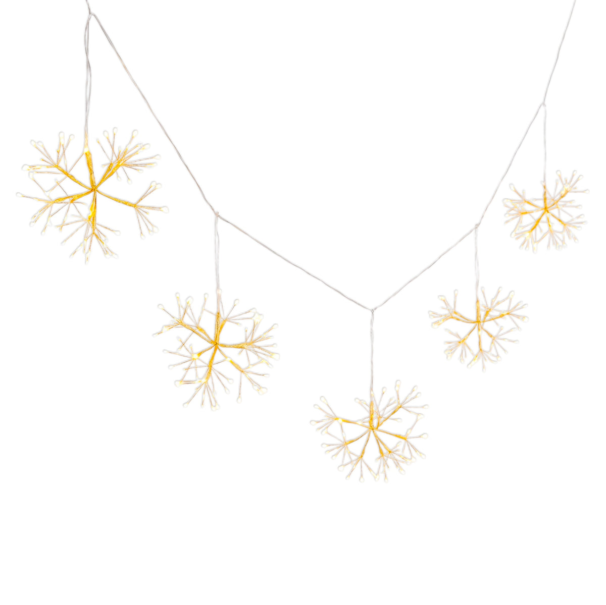 Gold Dandelion Drops LED Lights