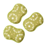 Green dandelion reusable kitchen sponge set by Once Again Home Co.