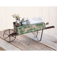 tabletop green wheelbarrow by CTW Home