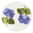 12 inch hand painted hydrangea glass serving plate floral table decor