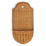 hand-woven rattan wall basket for greenery and dried florals