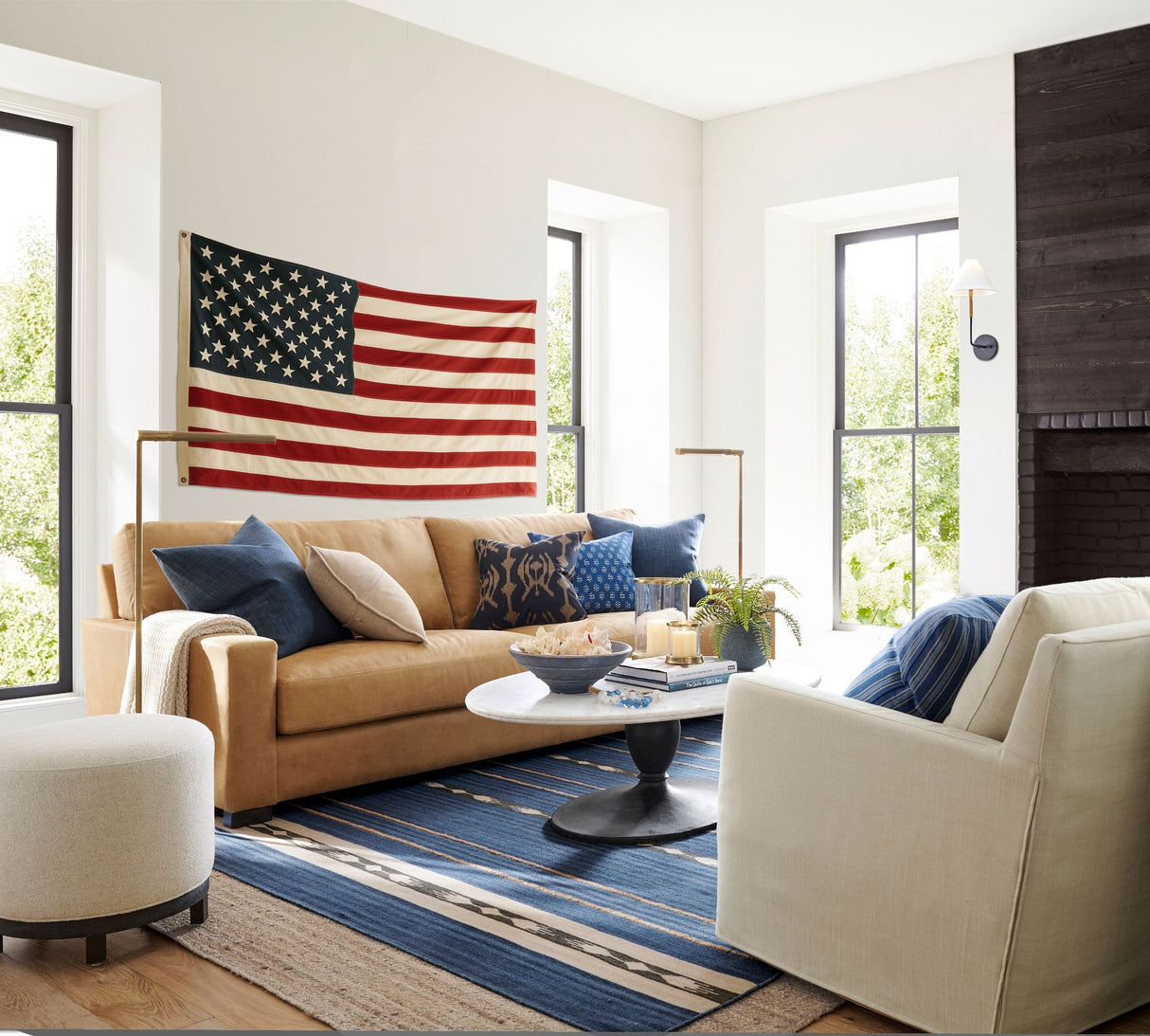 American Flag with Grommets