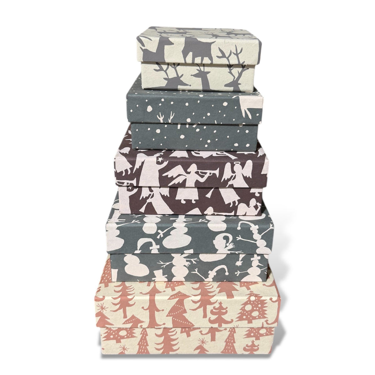 Handmade Holiday Square Gift Boxes | 5 Sizes – Rust & Cinder