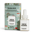 homesick new home pura refill fresh linen scent jasmine sandalwood cedarwood fragrance